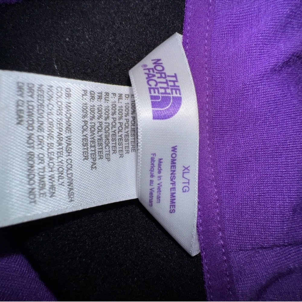 The North Face Women's Black and Purple Hoodie - Picture 6 of 6